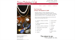 Desktop Screenshot of antiquemarketplacecafe.com