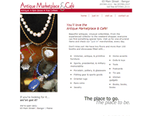 Tablet Screenshot of antiquemarketplacecafe.com